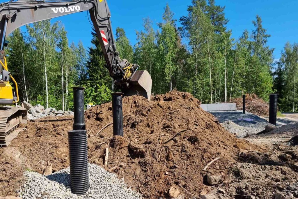 Talon pohjatyöt Pohjois-Savossa